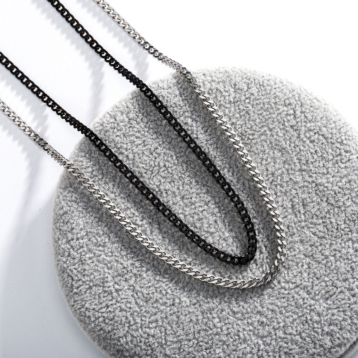Women's & Men's Small Cuban Link Chain Hip Hop Punk Slim Necklace