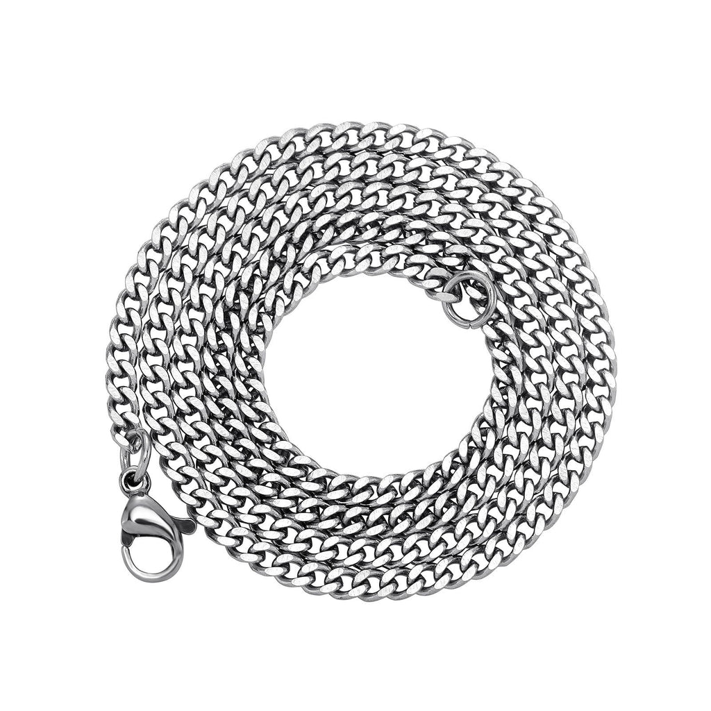 Women's & Men's Small Cuban Link Chain Hip Hop Punk Slim Necklace