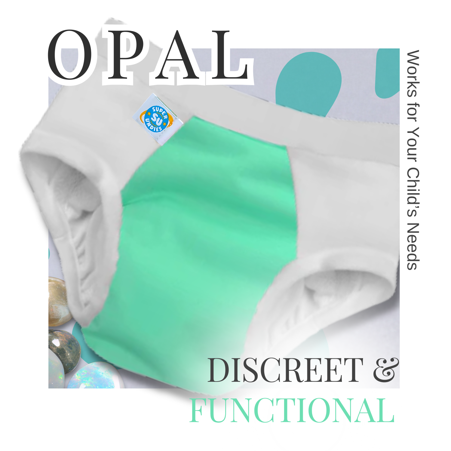 3-in-1 Waterproof Diaper, Trainer & Swim Gear for Special Needs