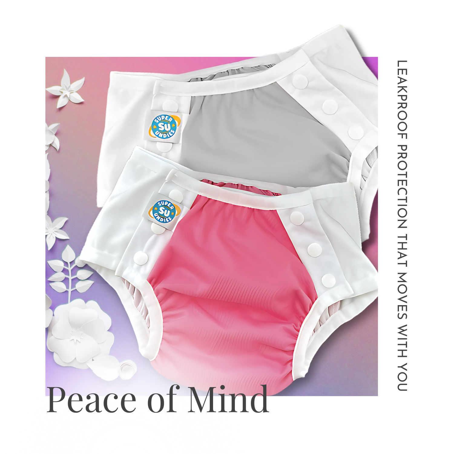 3-in-1 Waterproof Diaper, Trainer & Swim Gear for Special Needs