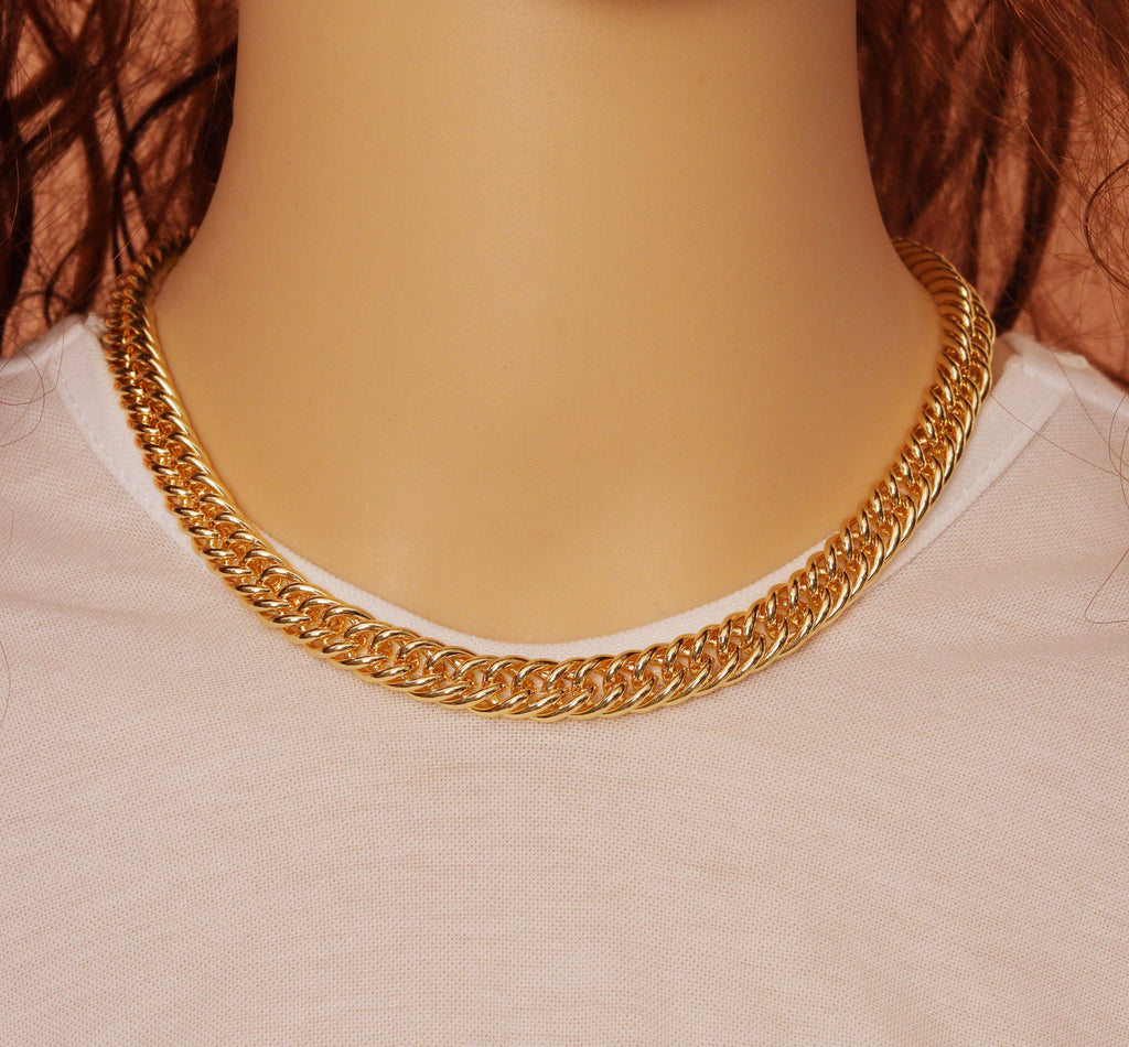 Franco Link Chain Necklace Bracelet, sku#EF188