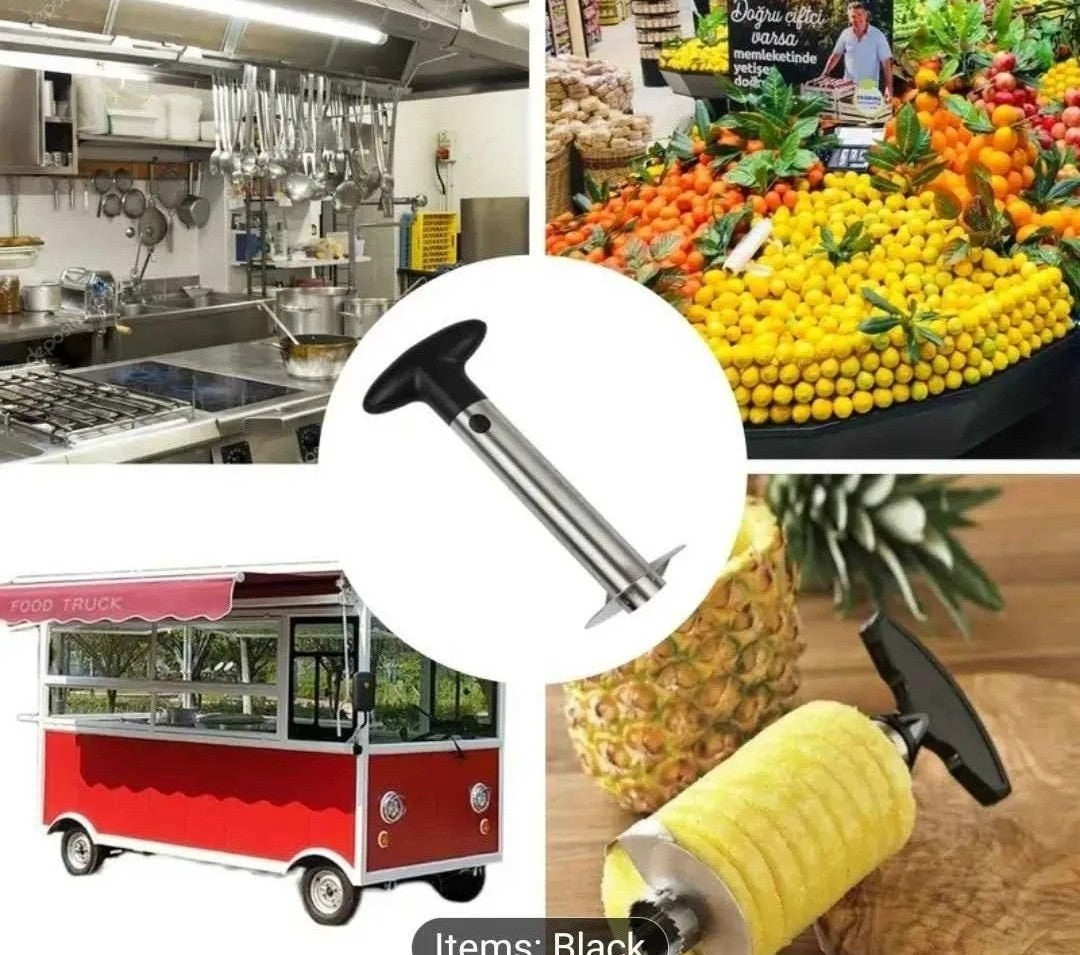 Stainless Steel Fruit Cutter with Adjustable Blade