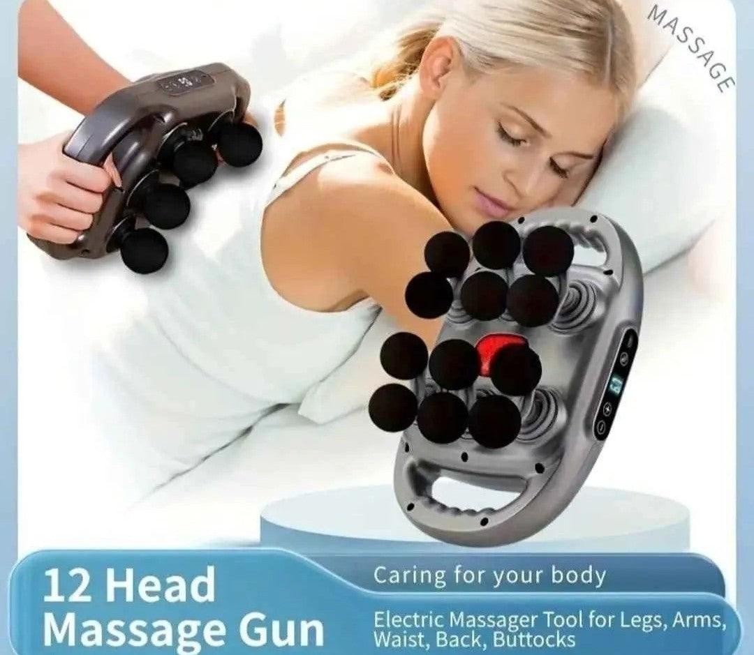 12 Headed Massage Gun