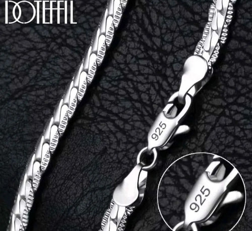 925 Sterling Silver Necklace and Bracelet Set