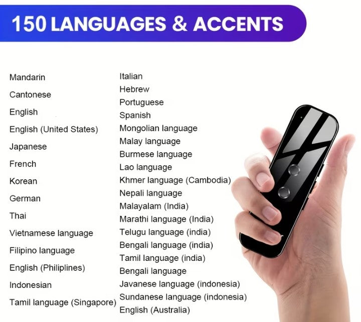 Portable Language Translator Device