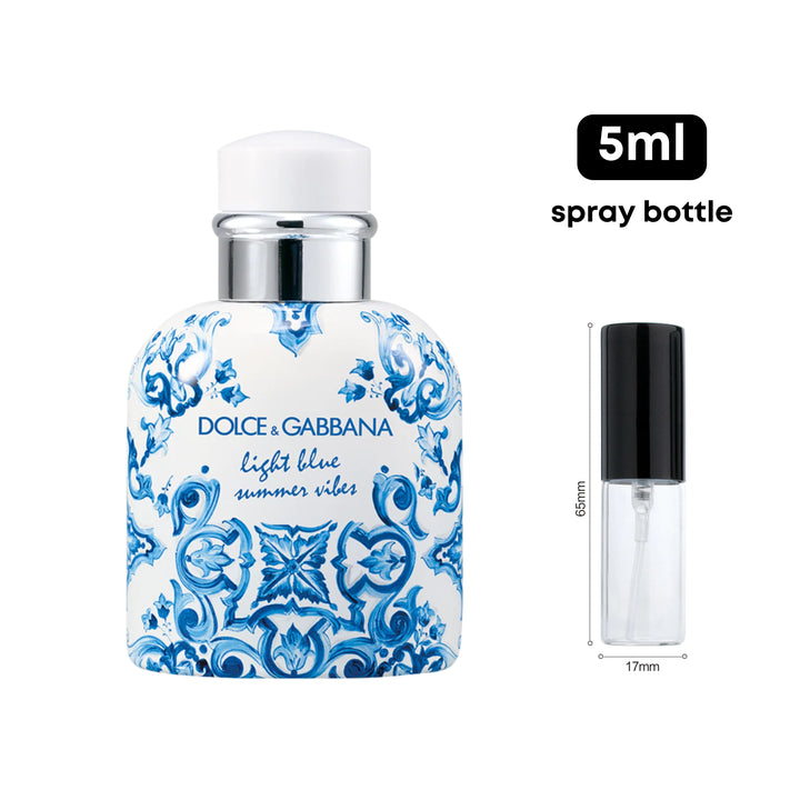 Summer Víbes Cologne in 5ml glass bottle.