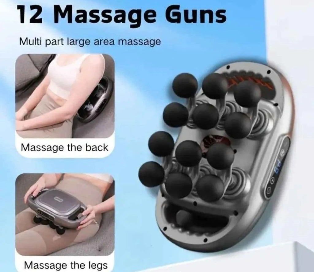 12 Headed Massage Gun