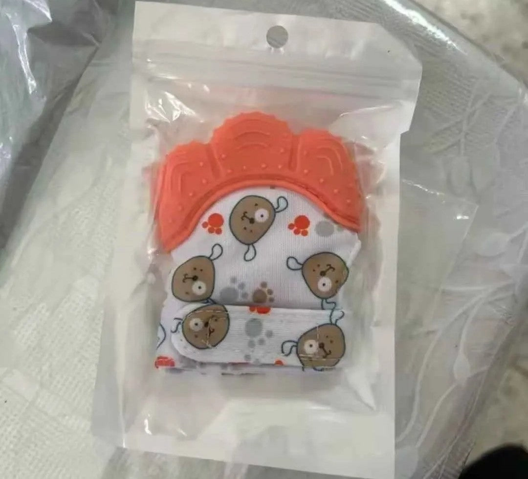 Newborn Teething Silicone Mitten