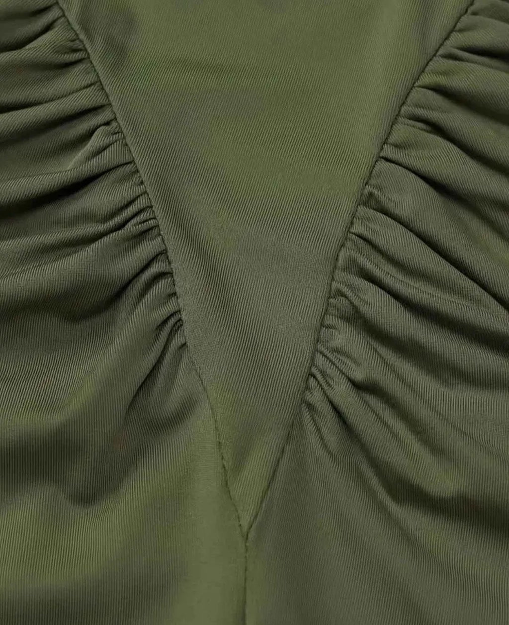 Sexy Long Sleeve Bodycon Dress with Ruched Detailing (L)