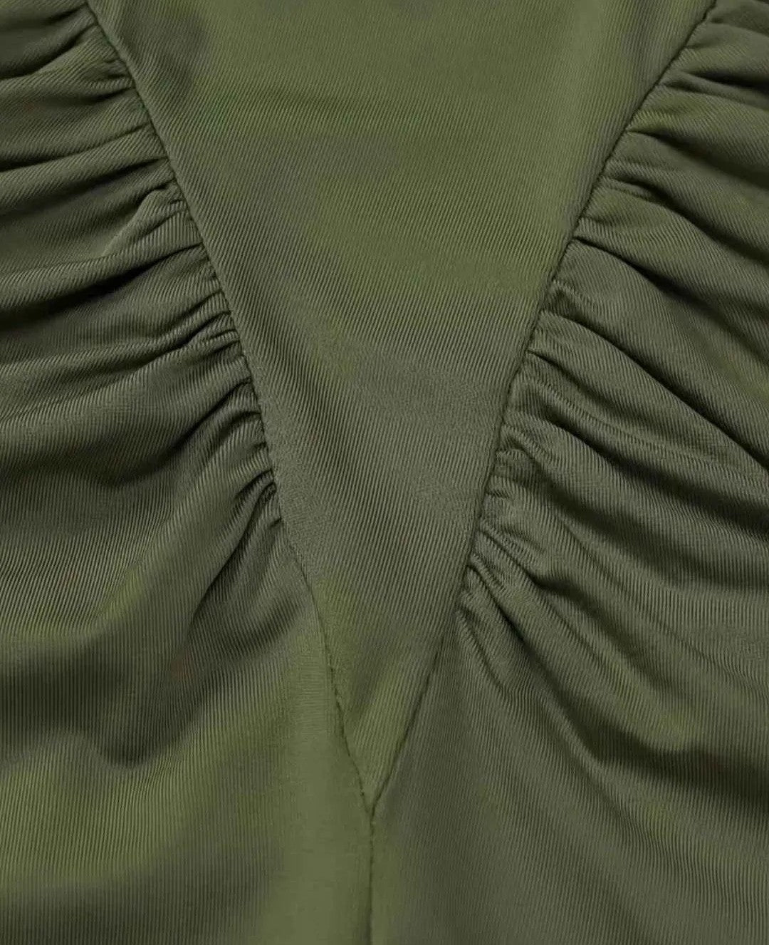 Sexy Long Sleeve Bodycon Dress with Ruched Detailing (L)