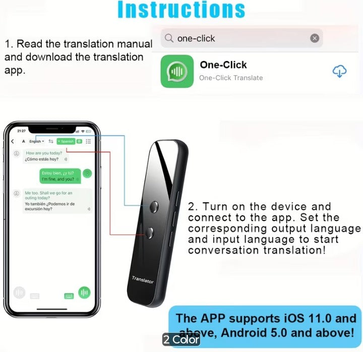 Portable Language Translator Device