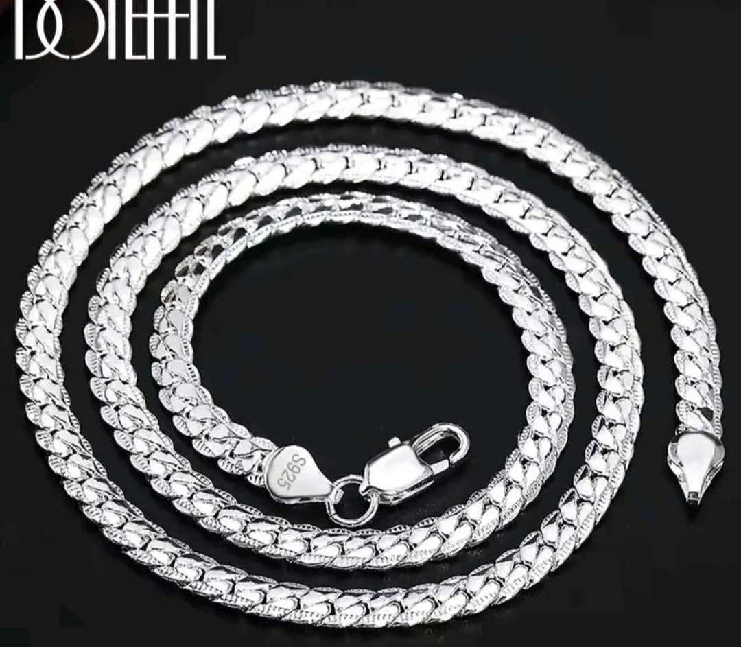 925 Sterling Silver Necklace and Bracelet Set