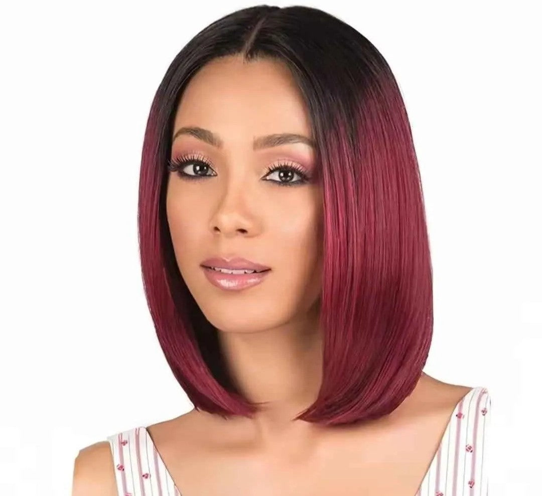 Fashion European and American dyed Bobo wig