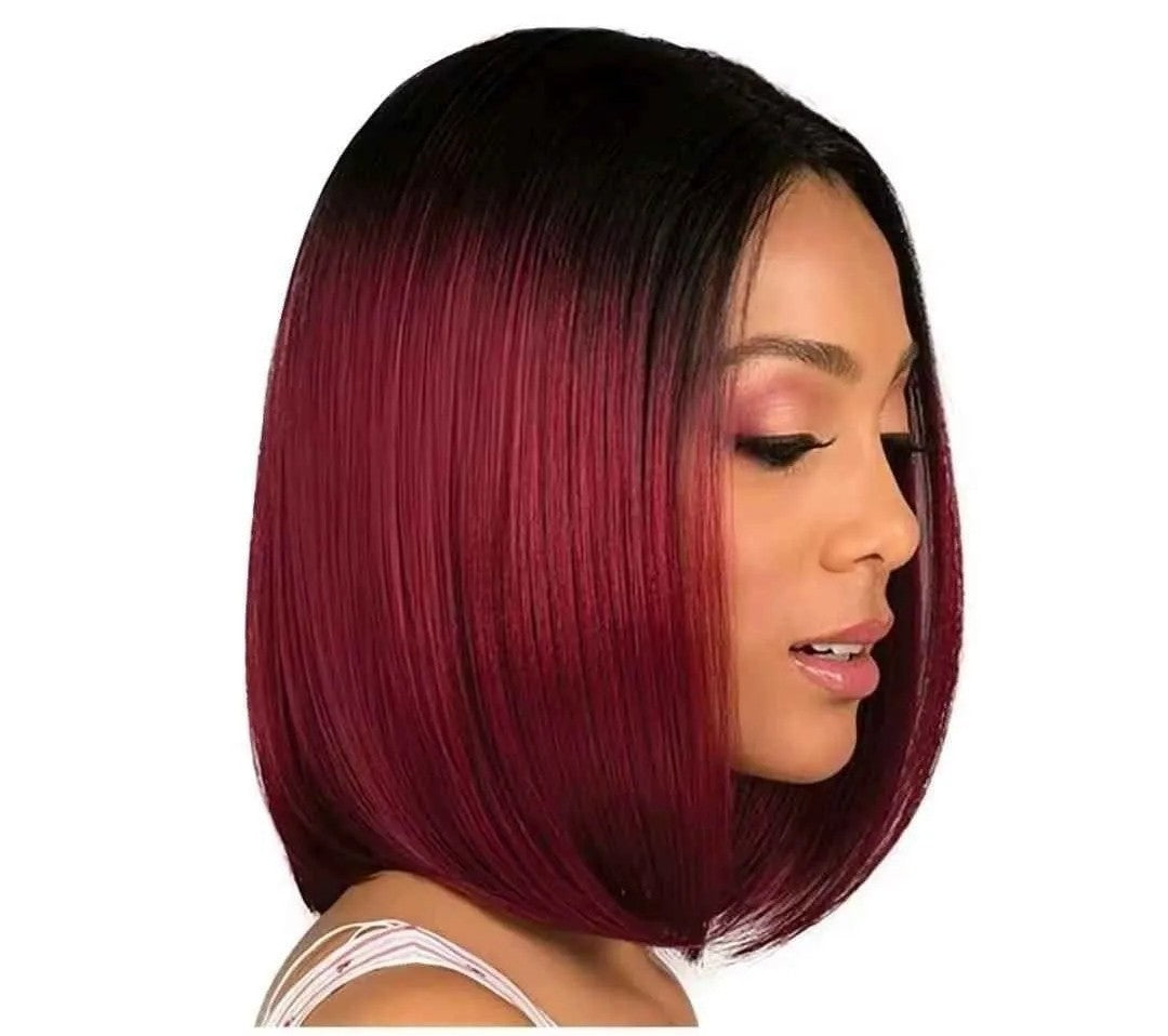 Fashion European and American dyed Bobo wig