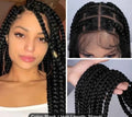 36 Inch Full Lace Wig with Large Square Knotless Box Braids