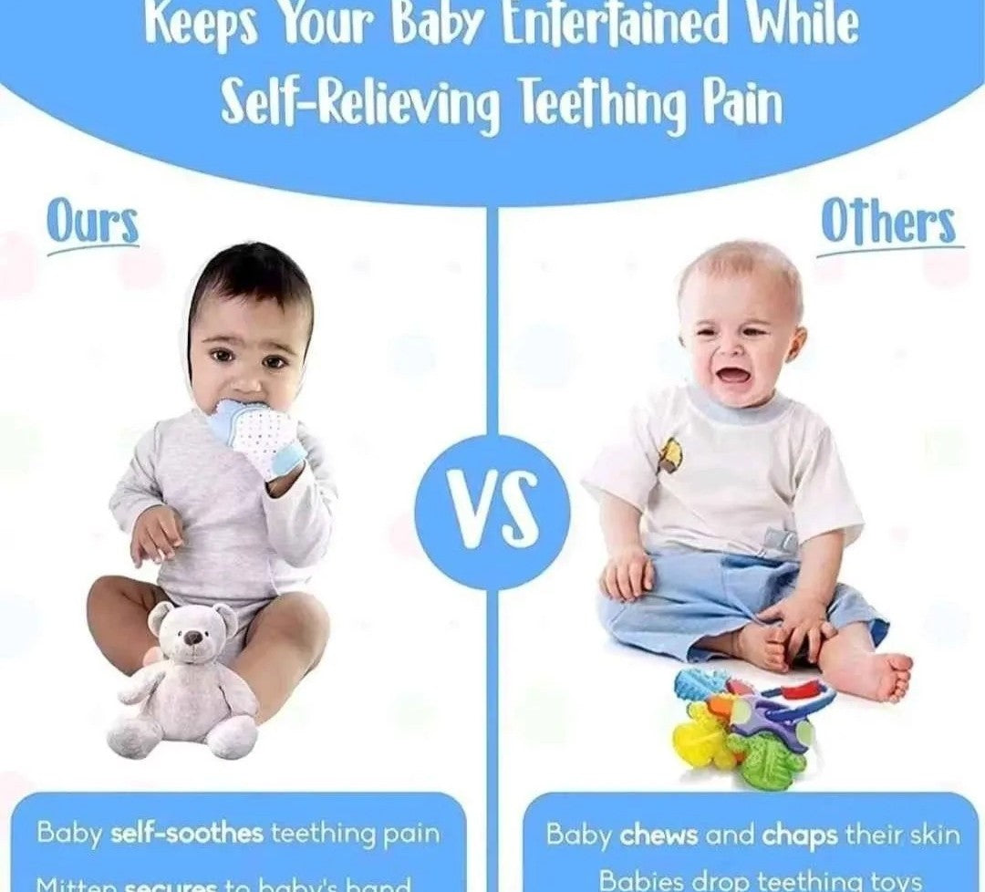 Newborn Teething Silicone Mitten