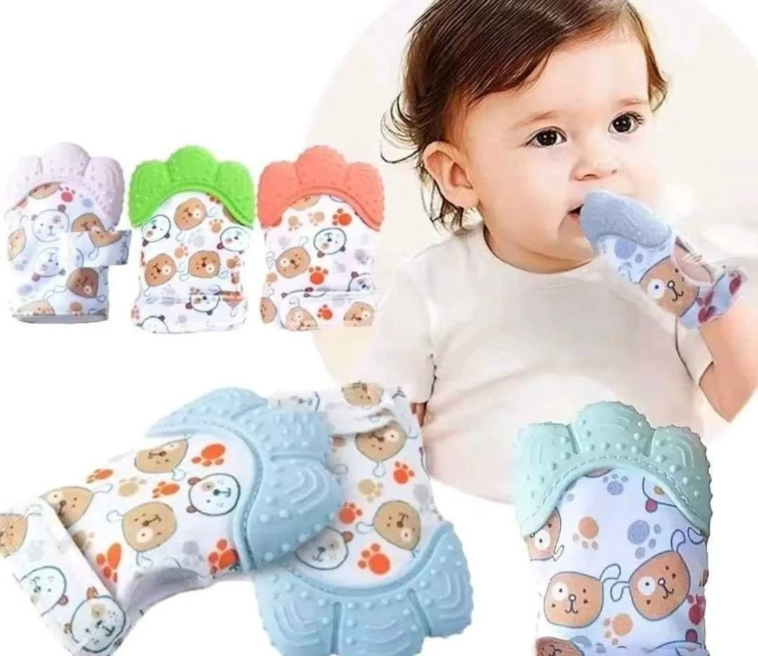 Newborn Teething Silicone Mitten