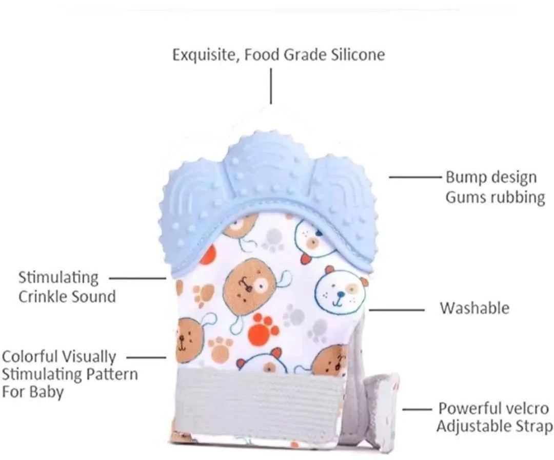 Newborn Teething Silicone Mitten