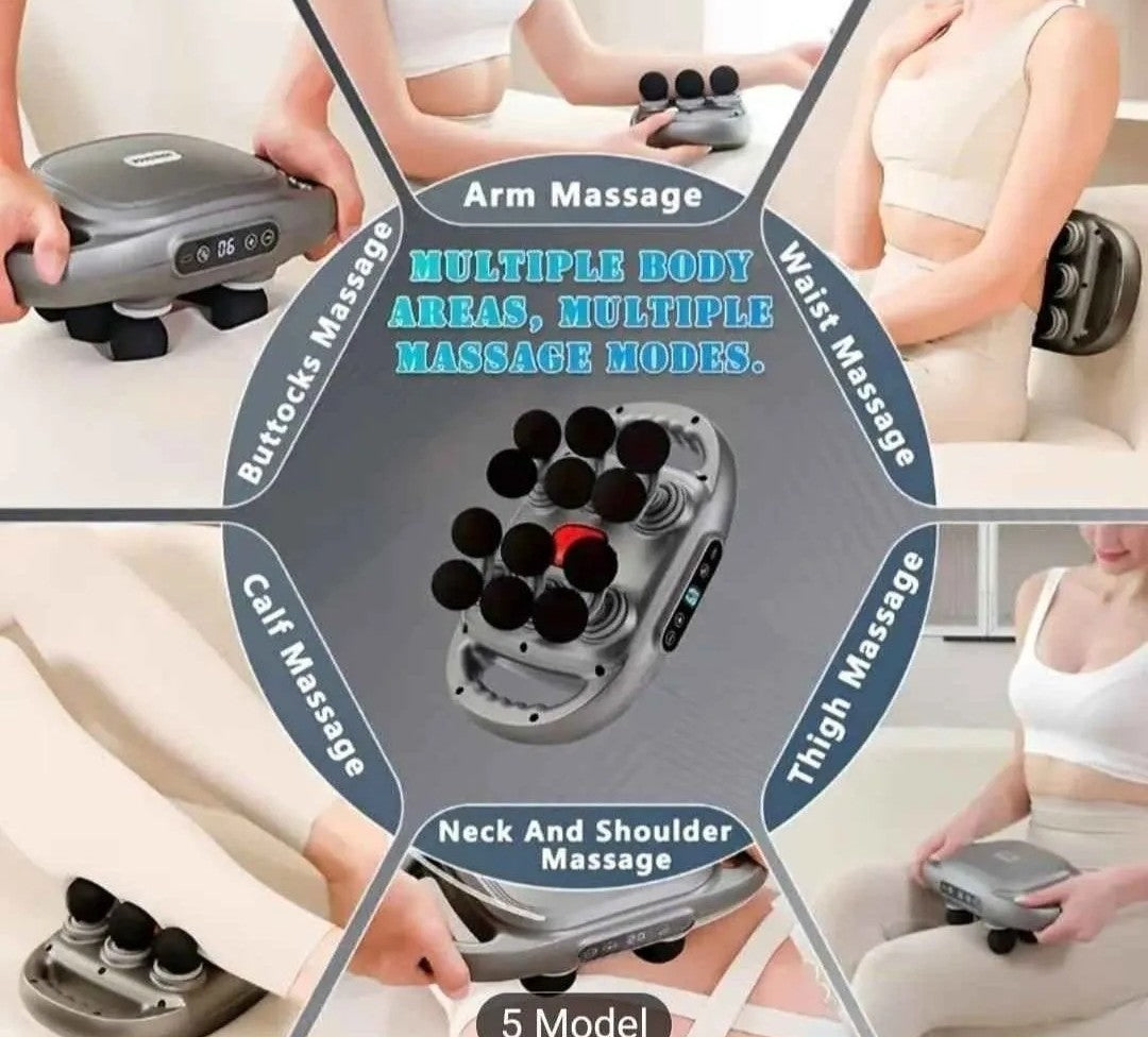 12 Headed Massage Gun