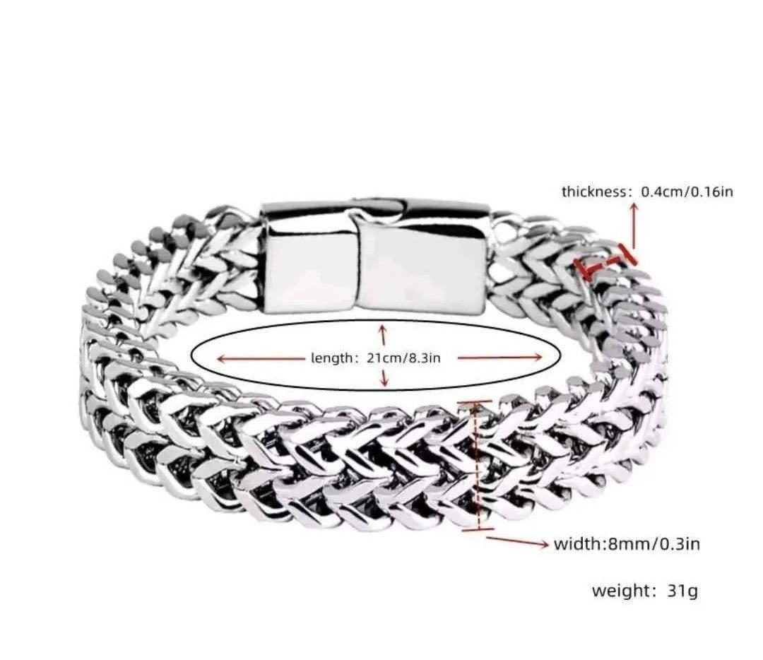 Stainless Steel Bracelet 8'21cm