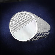 VacationGrabs Unique Sterling Silver Mens Ring